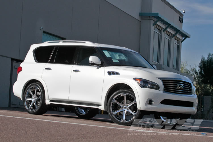 Giovanna Dalar-6V Chrome on Infiniti Qx 56